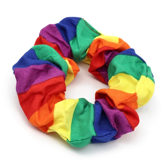 Pride Rainbow Stripes Hair Scrunchie by Celebrate It™